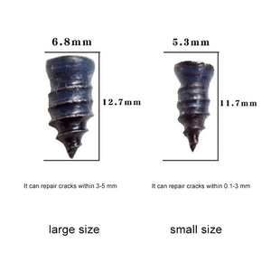 Planet Gates 10pcs Tire Repair Nail Self-Tapping Screw Plastic Nail Soft Rubber Screw Suitable For Car Motorcycle Tire Puncture Repair