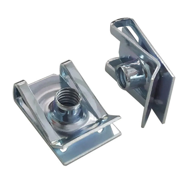 Planet Gates 10pcs U Type Clips with Thread M6 M5 M4 M8 8mm 5mm 6mm 4mm Reed Nuts for Car Motorcycle Scooter ATV Moped