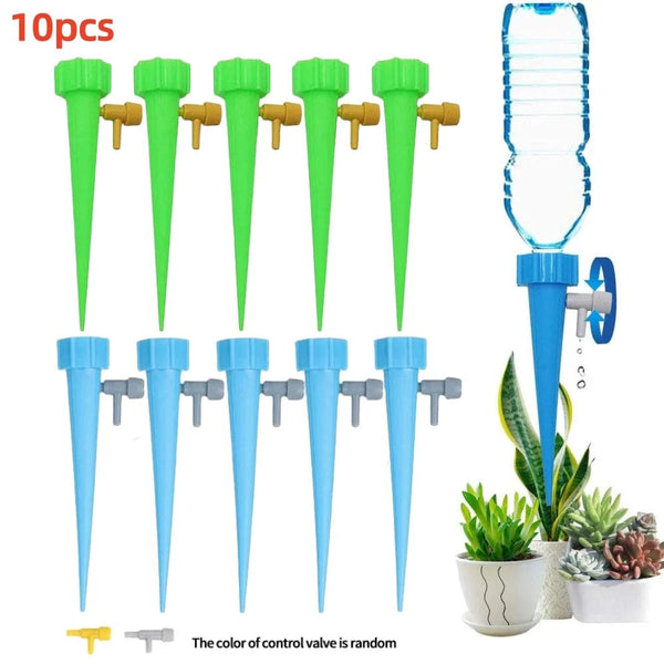 Planet Gates 10PcsSelf-Watering Kits Automatic Waterers Drip Irrigation Indoor Plant Watering Device Plant Garden Gadgets Creative