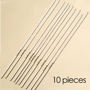 Planet Gates 10pieces 10pcs Reusable Stainless Steel BBQ Skewers - Perfect For Barbecue, Shish Kebab & Camping!