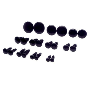 Planet Gates 10sets (20pcs) / 7mm / CHINA Safety Eyes Black Color Fit for Crochet /Stuffed /Amigurumi Doll Come With Washers 4.5mm/5mm/6mm/7mm/8mm/9mm/10mm/12mm/15mm/18mm