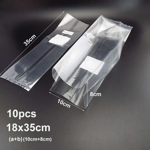 Planet Gates 10x 18x35cm 50cm mushroom Spawn grow bag pots growing planter Plastic high temperature pvc Planting nursery Bags Breathable ring