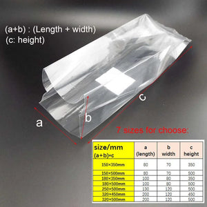 Planet Gates 10x 18x35cm 50cm mushroom Spawn grow bag pots growing planter Plastic high temperature pvc Planting nursery Bags Breathable ring