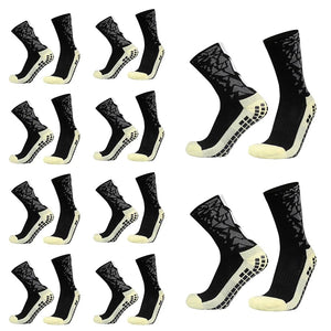 Planet Gates 11-10-Black 10 Pairs New Camo Outdoor Sports Comfortable Breathable Soccer Socks Non-slip Silicone Football Volleyball Badminton Yoga Socks