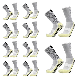 Planet Gates 11-10-Black 10 Pairs New Camo Outdoor Sports Comfortable Breathable Soccer Socks Non-slip Silicone Football Volleyball Badminton Yoga Socks