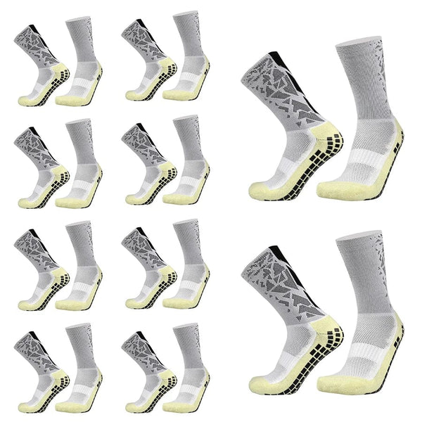 Planet Gates 11-10-Black 10 Pairs New Camo Outdoor Sports Comfortable Breathable Soccer Socks Non-slip Silicone Football Volleyball Badminton Yoga Socks