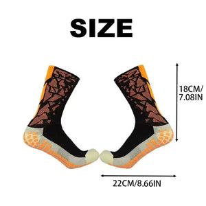 Planet Gates 11-10-Black 10 Pairs New Camo Outdoor Sports Comfortable Breathable Soccer Socks Non-slip Silicone Football Volleyball Badminton Yoga Socks