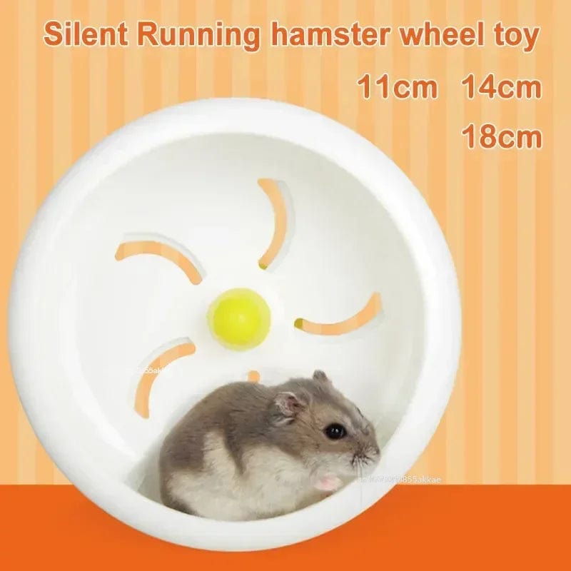 Planet Gates 11-18cm Hamsters Wheel Silent Spinner Pets Running Sports Exercise Chinchilla Wheel Pet Accessories for Gerbils Exercise Wheels