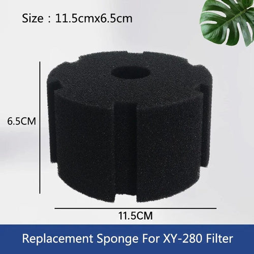 Planet Gates 11.5cmx6.5cm-280 / 2Pcs Aquarium Filter Sponge for Fish Tank Air Pump Skimmer Biochemical Sponge Filter Aquarium Bio Filter Filtro Aquario Acessorio