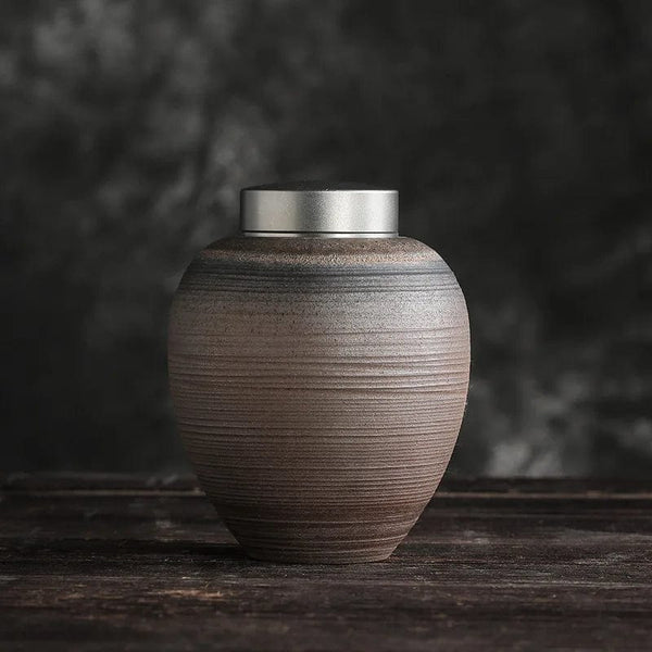 Planet Gates 11.5X14.5CM 1 Ceramic Pet Urn Funeral Coffin Burial Small Animals Cremation Urn Bone Ashes Kitten Dog Bury Containers Memorializing Lost Pets