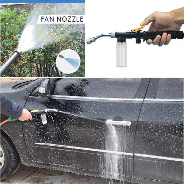Planet Gates 11.8inch As shown 2-in-1 Garden Water Gun 2.0 - Water Jet Nozzle Fan Nozzle Safely Clean High Impact Washing Wand Water Spray Washer Water Gun