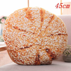 Planet Gates 11 Creative Simulational Plush Bread Burger Shape Pillow Funny Food Nap Pillow And Cushion Kids Toy Birthday Gift 50cm/55cm