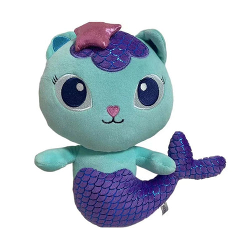 Planet Gates 11 Gabby Dollhouse Plush Toys Kawaii Mercat Cute Stuffed Animals Mermaid Cat Doll House Plushie Dolls Kids Birthday Christmas Gifts