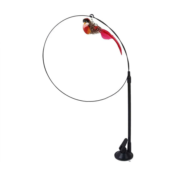 Planet Gates 11 Pet Cat Toy Cat Wand Fluffy Feather with Bell Sucker Cat Stick Toy Interactive Toys for Cats Kitten Hunting Exercise Pet Product