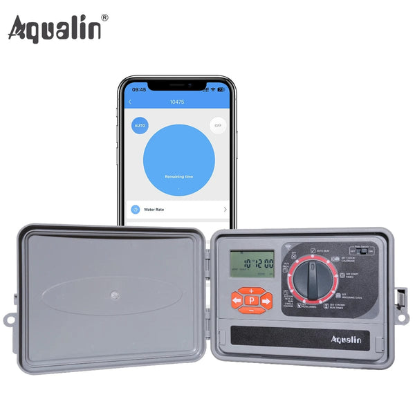 Planet Gates 11 Stations / China 11 Station Garden Automatic Irrigation Controller Water Timer Watering System with EU standard Internal Transformer #10469