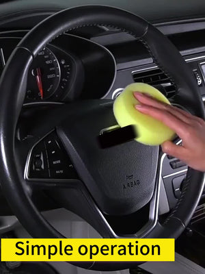 Planet Gates 110G+sponge 110g Car Leather Refurbishment Paste - Clean, Brighten & Protect Your Interior Leather with this Wash-Free Cream!