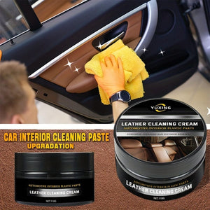 Planet Gates 110G+sponge 110g Car Leather Refurbishment Paste - Clean, Brighten & Protect Your Interior Leather with this Wash-Free Cream!