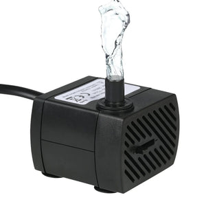 Planet Gates 110V/220V 2.5W/3W/4W/5W Ultra-Quiet Submersible Water Fountain Pump Filter Fish Pond Aquarium Water Pump Tank Garden Fountain