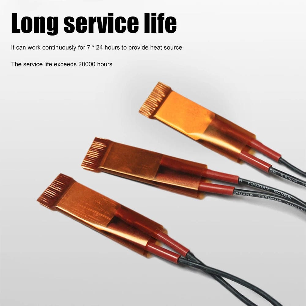 Planet Gates 110V/220V Constant Temperature PTC Ceramic Heating Board 60°C-270°C Electric Heating Element Heater Heating Board with 15cm line