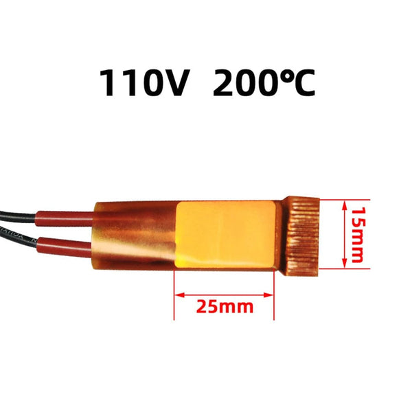 Planet Gates 110V/220V Constant Temperature PTC Ceramic Heating Board 60°C-270°C Electric Heating Element Heater Heating Board with 15cm line