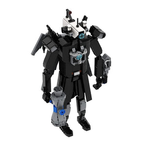 Planet Gates 1120 PCS / CHINA Gobricks MOC Skibidi Toilet Man Monitor Building Blocks Speakerman The Audio and Camera Man ski video eyelet camera man Toys