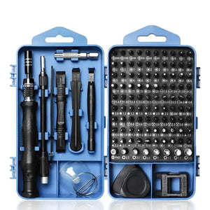 Planet Gates 115 in 1 Black 115 in 1 Multifunctional Precision Magnetic Screwdriver Set Computer PC Mobile Phone Equipment Repair Screwdrive Kit Hand Tools