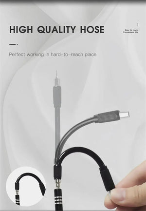 Planet Gates 115 in 1 Black 115 in 1 Multifunctional Precision Magnetic Screwdriver Set Computer PC Mobile Phone Equipment Repair Screwdrive Kit Hand Tools