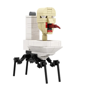 Planet Gates 118 PCS / CHINA Gobricks MOC Skibidi Toilet Man Monitor Building Blocks Speakerman The Audio and Camera Man ski video eyelet camera man Toys