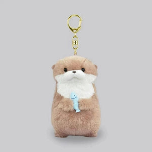 Planet Gates 11cm New 11cm Otter Doll Cute Little Otter Little Animal Plush Toy Cute Internet Red Wind Mini Doll Table Decoration Christmas Gift