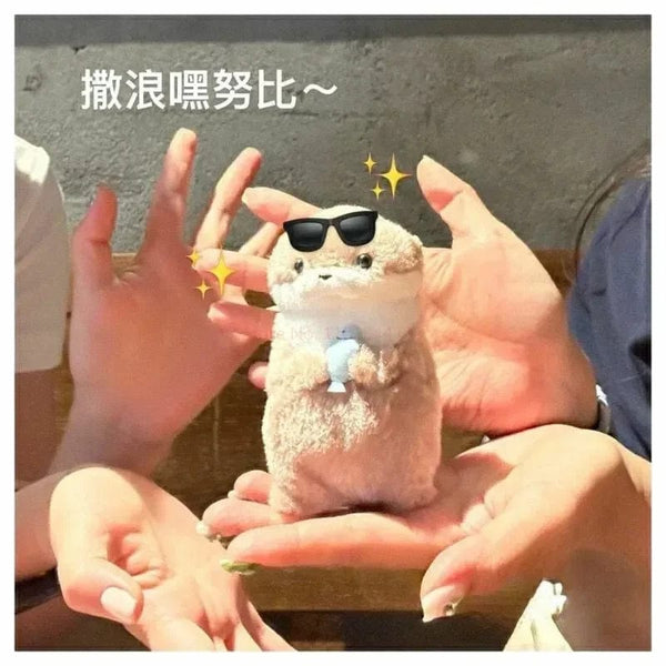 Planet Gates 11cm New 11cm Otter Doll Cute Little Otter Little Animal Plush Toy Cute Internet Red Wind Mini Doll Table Decoration Christmas Gift