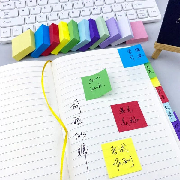 Planet Gates 11colors / CHINA 11 Pcs Fluorescent Color Sticky Note Posted It Note Pads Stickers Planner Sticker Notepad Memo Pad School Office Supplies