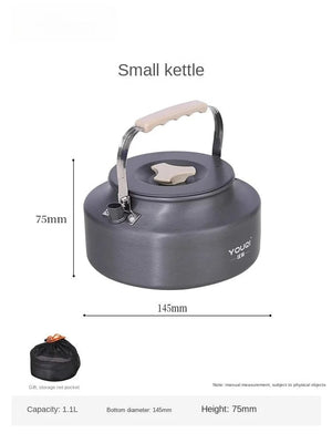 Planet Gates 11L Kettle Stove Cookware Outdoor Camping Picnic Pot Full Set Instrument Suit Spare Suitable For 2-6 People