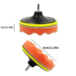 Planet Gates 11pcs/set 11-Piece Car Polishing Kit: Achieve a Professional Shine with Sponge Wool and Drill Adapter!