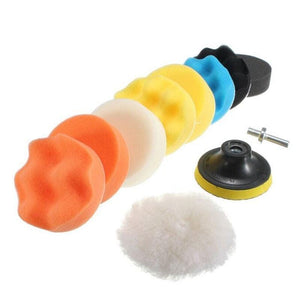 Planet Gates 11pcs/set 11-Piece Car Polishing Kit: Achieve a Professional Shine with Sponge Wool and Drill Adapter!