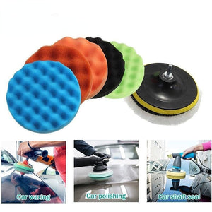 Planet Gates 11pcs/set 11-Piece Car Polishing Kit: Achieve a Professional Shine with Sponge Wool and Drill Adapter!