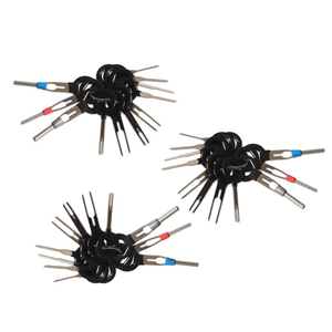 Planet Gates 11pcs/set 11pcs Auto Car Plug Circuit Board Wire Harness Terminal Removal Tool - Professional Electrical Wiring Crimp Connector Pin Extractor Kit