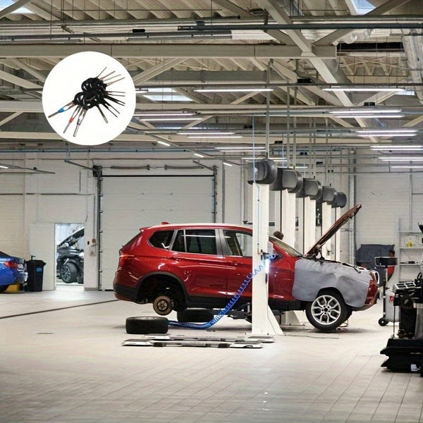 Planet Gates 11pcs/set 11pcs Auto Car Plug Circuit Board Wire Harness Terminal Removal Tool - Professional Electrical Wiring Crimp Connector Pin Extractor Kit