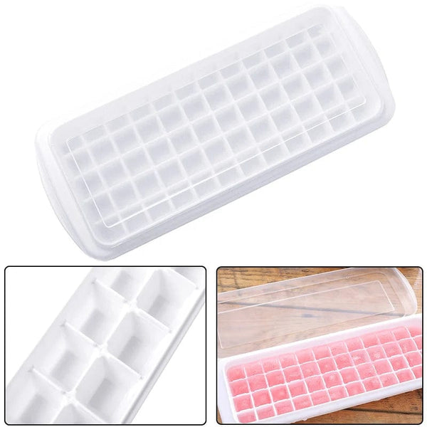 Planet Gates 12/48/60 Grids Ice Cube Tray Plastic Ice Cube Maker Sphere Mold for Cocktail Juice Whiskey Ice Cube Tray With Lid Kitchen Tool