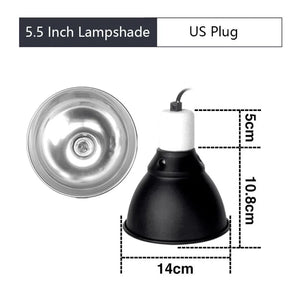 Planet Gates 12 5.5 Inch Deep Dome Reptile Light Fixture Reptile Lampshade Fixture Snakes Lizards Geckos Terrariums Anti-scald Protective Shade