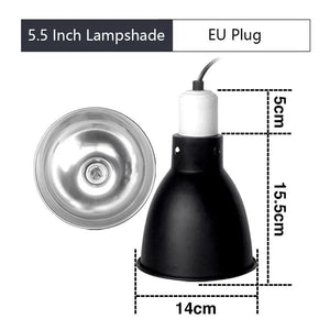 Planet Gates 12 5.5 Inch Deep Dome Reptile Light Fixture Reptile Lampshade Fixture Snakes Lizards Geckos Terrariums Anti-scald Protective Shade