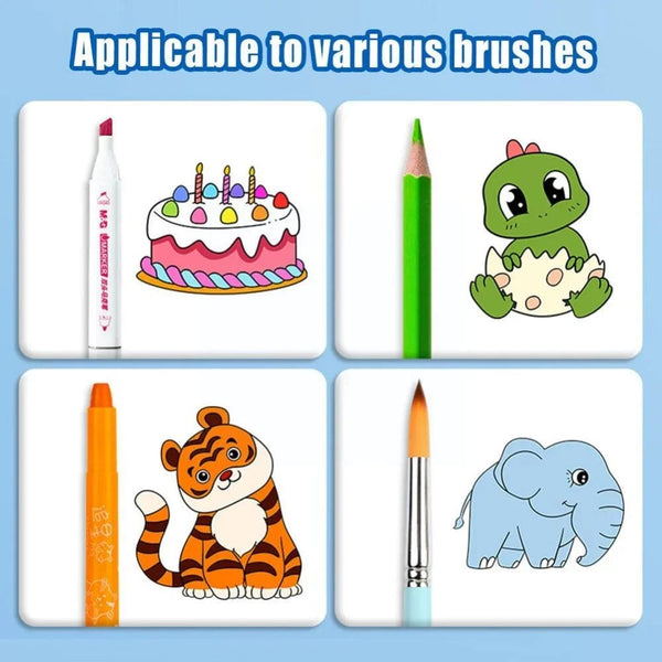 Planet Gates 12/6/3M Children's Drawing Roll DIY Graffiti Scroll Color Filling Paper Painting Coloring Paper Roll for Kids Educational Toys