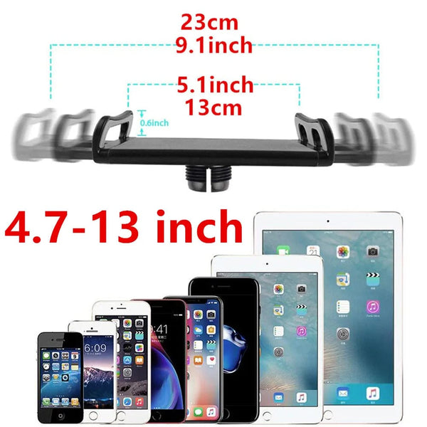 Planet Gates 12.9inch-jiatou Universal for iPad Air Pro 11 12.9 Iphone Xiaomi Samsung Tablet Stand Holder Laptop Stand Mount Clamp Clip Stand Bracket 4-13 in
