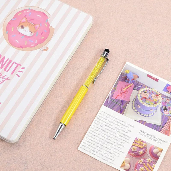 Planet Gates 12 / black Multicolor Metal Crystal Ballpoint Pen Custom Logo Pen Wedding Souvenir Advertising Gift School Teacher Office Stationery Pens