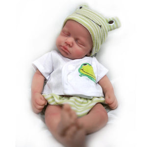 Planet Gates 12" Boy Micro Preemie Full Body Silicone  Baby Doll Lifelike Mini Doll Surprice Children Anti-Stress My Melody