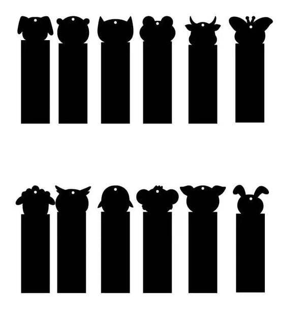 Planet Gates 12 Butterfly Animals / CHINA 12 Pcs Animal Bookmarks Scratch Drawing Paper Diy Magic Scratch Art Kids Painting Book Creative Card Educational Toy with Tools