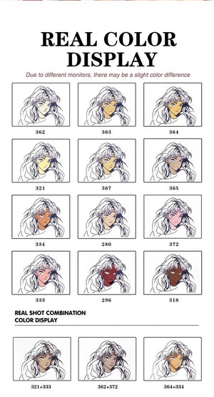 Planet Gates 12 Colors 12 Colors Skin Tone Markers Pens,Nylon Soft Head Acrylic Markers,Waterproof Pen Soft Brush Nib Skin Color Figure Painting School