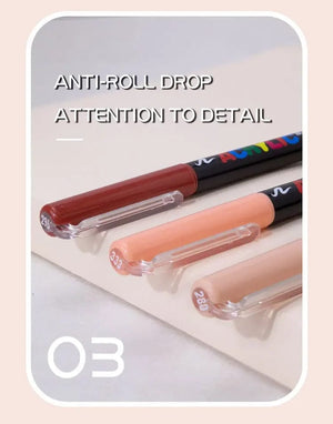 Planet Gates 12 Colors 12 Colors Skin Tone Markers Pens,Nylon Soft Head Acrylic Markers,Waterproof Pen Soft Brush Nib Skin Color Figure Painting School