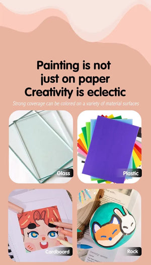 Planet Gates 12 Colors 12 Colors Skin Tone Markers Pens,Nylon Soft Head Acrylic Markers,Waterproof Pen Soft Brush Nib Skin Color Figure Painting School