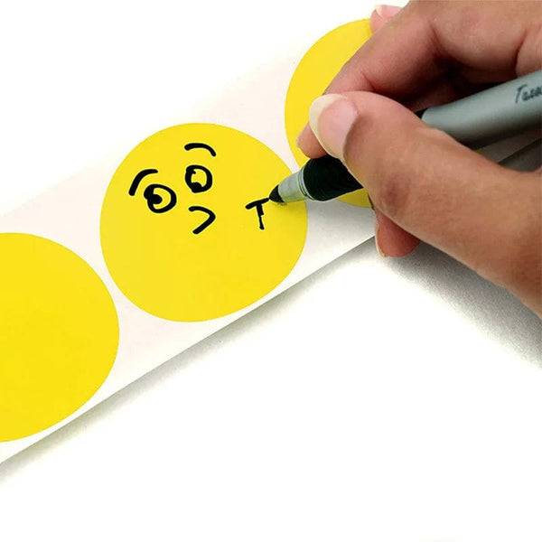 Planet Gates 12 Colors 500Pcs/Roll Chroma Label Color Code Dot Labels Stickers Can Writing 1 Inch Teacher Office Supplies Stationery Sticker