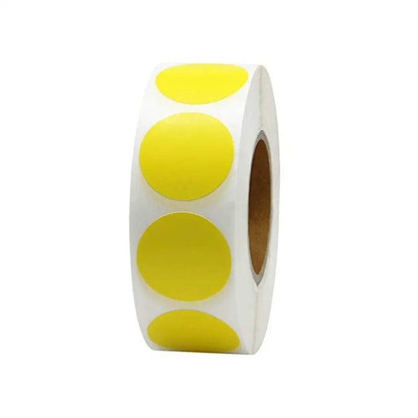 Planet Gates 12 Colors 500Pcs/Roll Chroma Label Color Code Dot Labels Stickers Can Writing 1 Inch Teacher Office Supplies Stationery Sticker